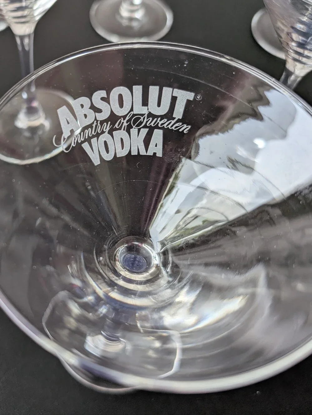 Absolut Vodka Martini Glasses - Set of 9